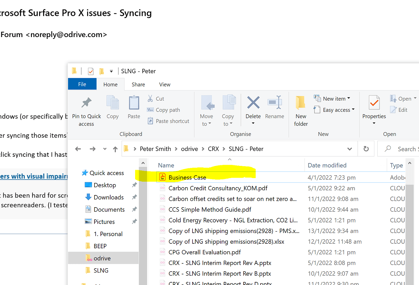 Microsoft Surface Pro X issues Syncing Troubleshooting odrive Forum